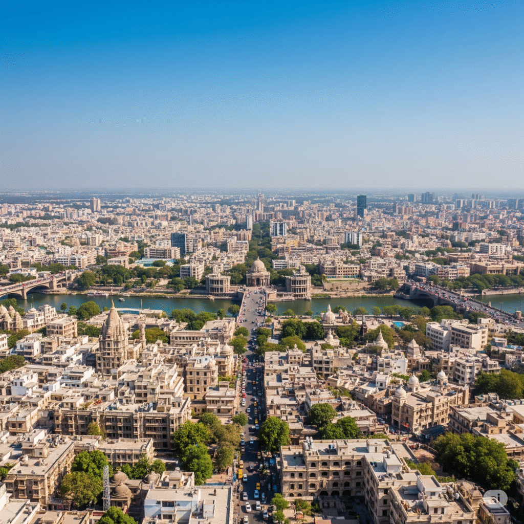 ahmedabad skyline