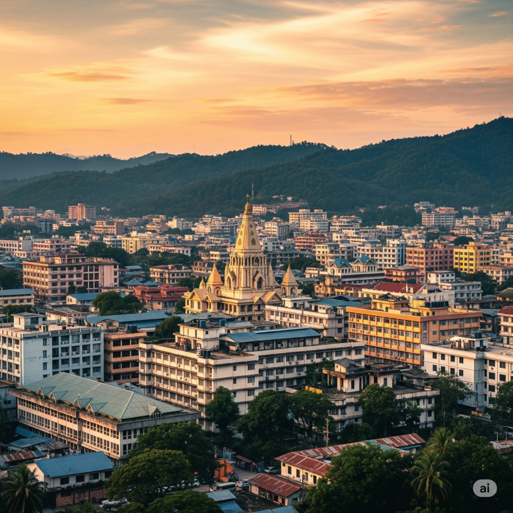 aizawl skyline