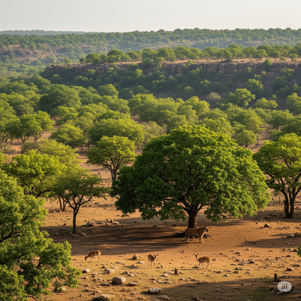 bandhavgarh skyline