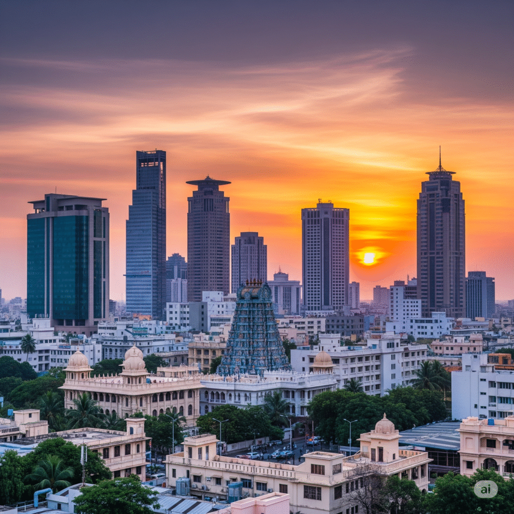 chennai skyline
