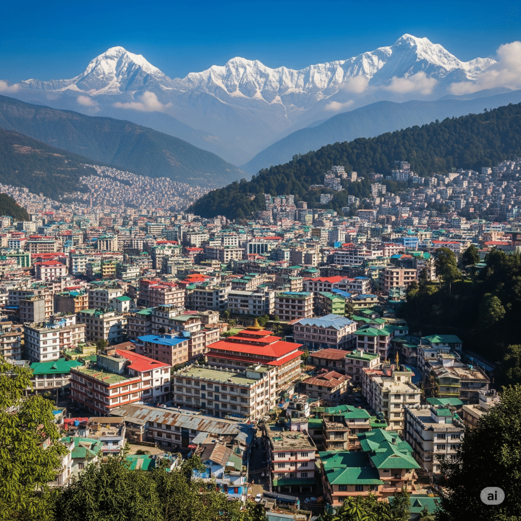 gangtok skyline