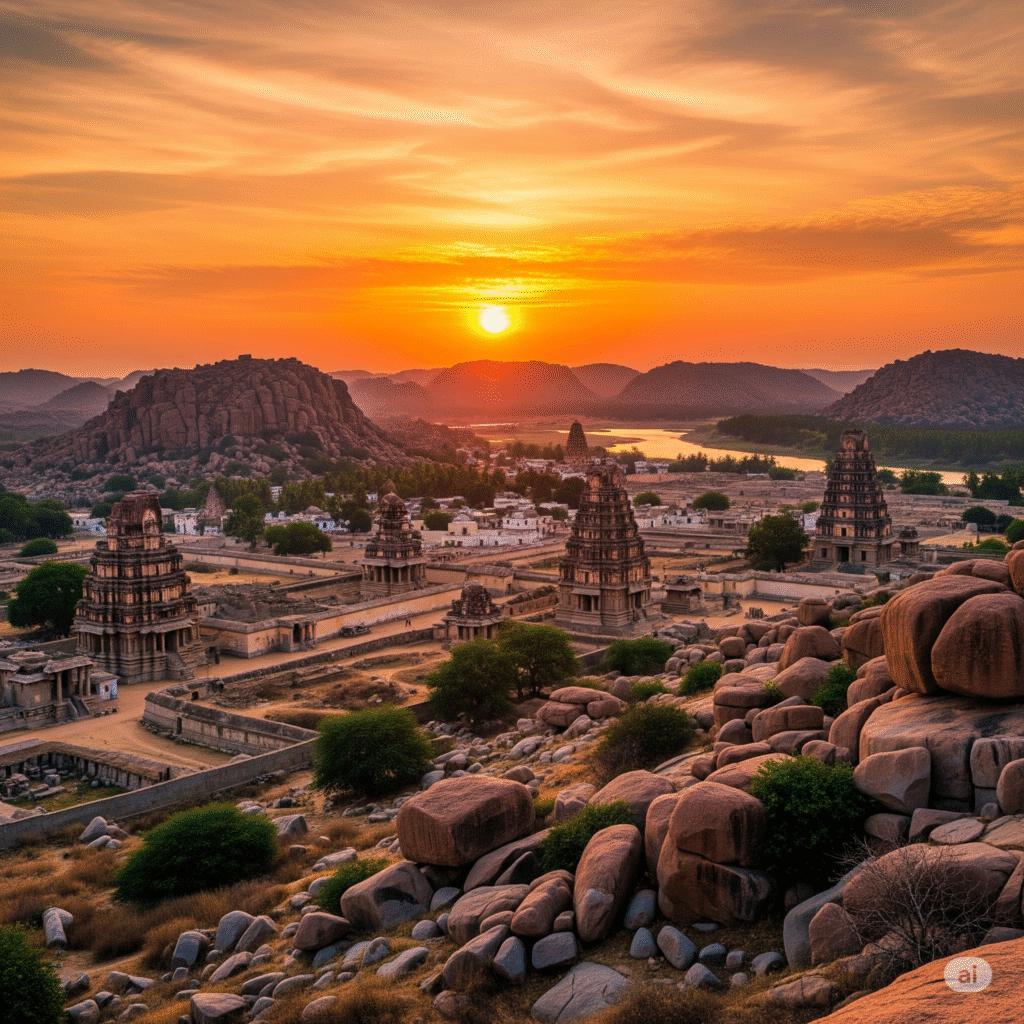 hampi skyline