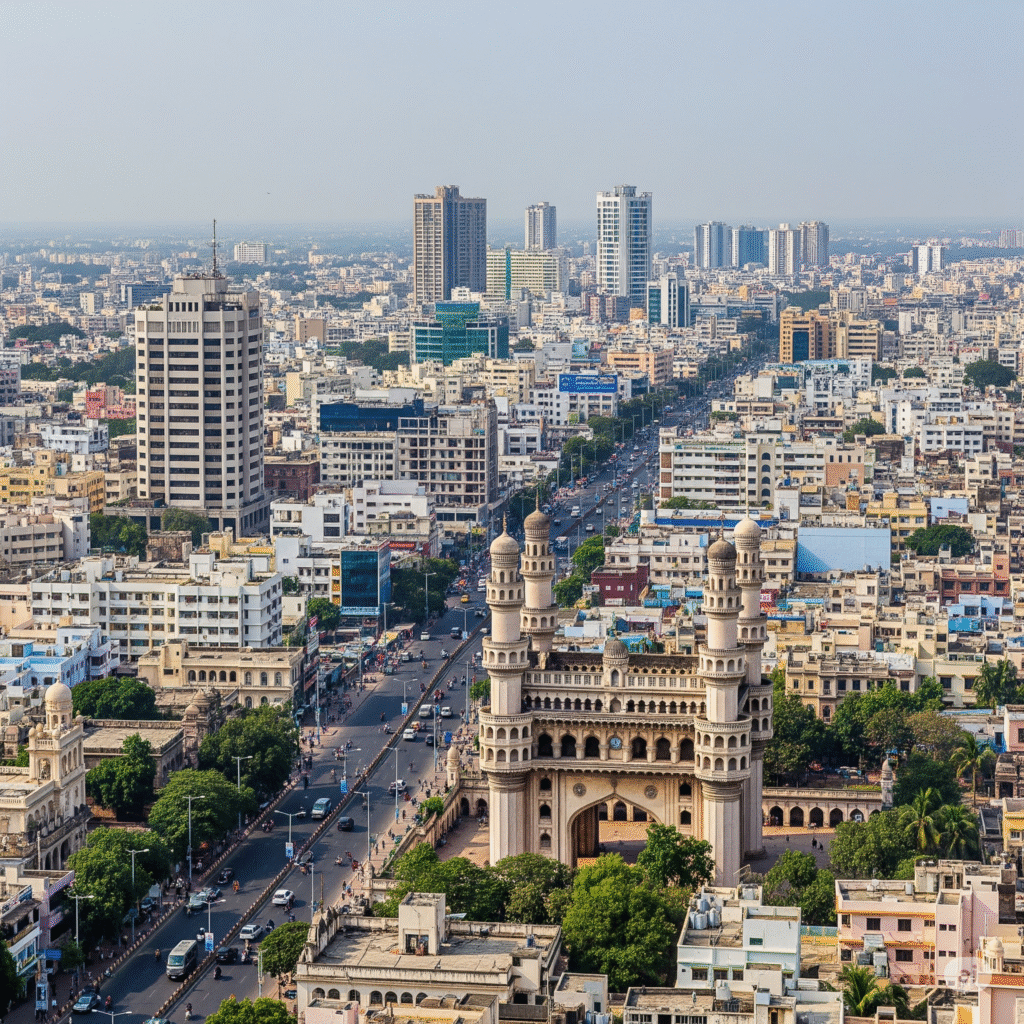 hyderabad skyline